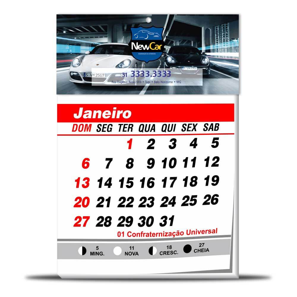 CALENDÁRIOS E FOLHINHAS 2025